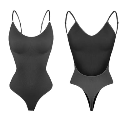 Plus Size One-piece Seamless Backless Shapewear