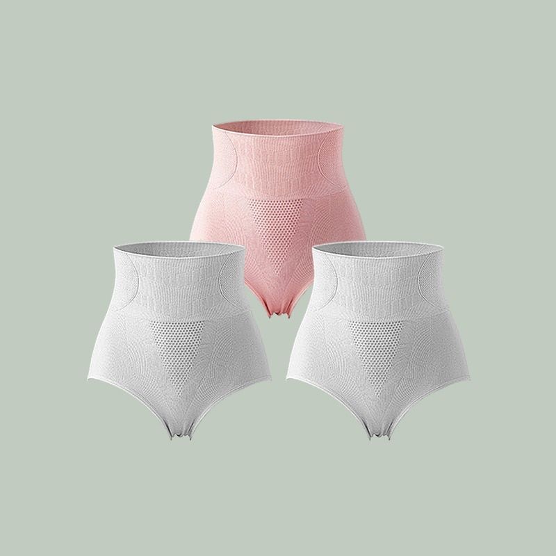 New Seamless High-Waisted Tummy Underwear Women Graphene