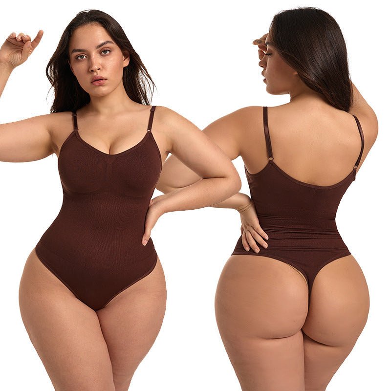 Seamless Tummy Control Bodysuit - Curves Essence - #curves_essence# - #curves_essence.shop# - #curves_essence.com#