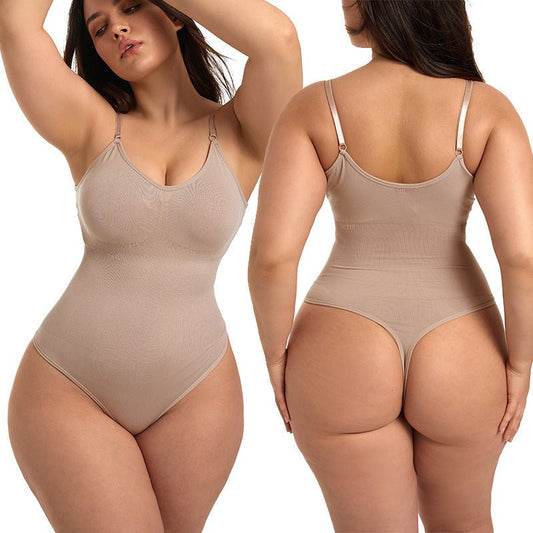 Seamless Tummy Control Bodysuit - Curves Essence - #curves_essence# - #curves_essence.shop# - #curves_essence.com#